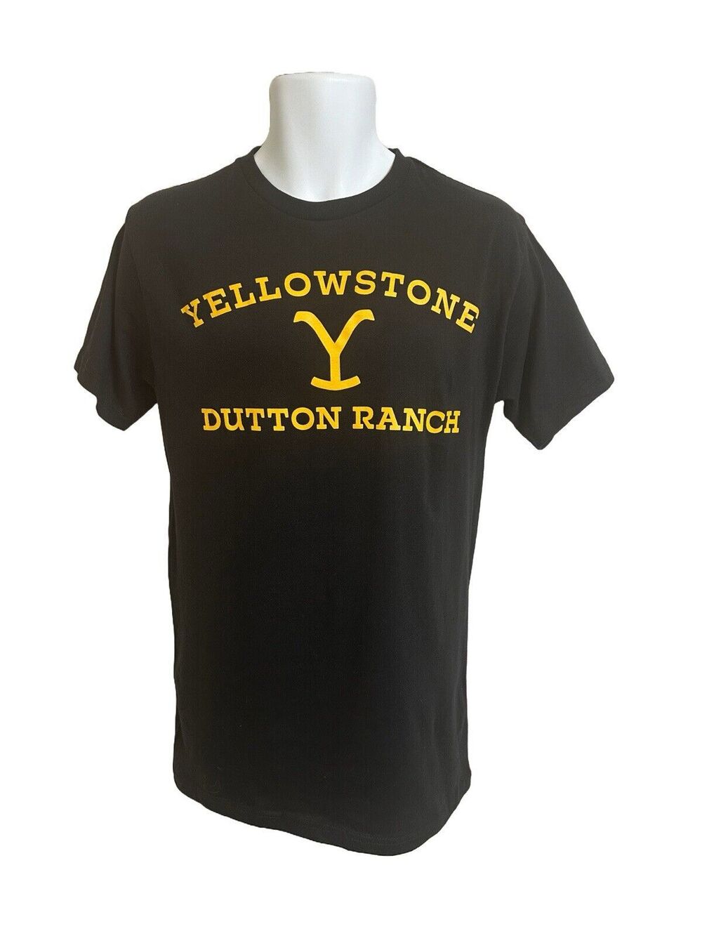 NWT Men's M Yellowstone Dutton Ranch Logo T-Shirt Tee Short Sleeve 100% Cotton